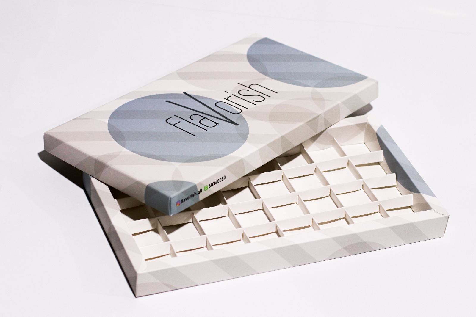 Design, printing and packaging of chocolate and sweets boxes