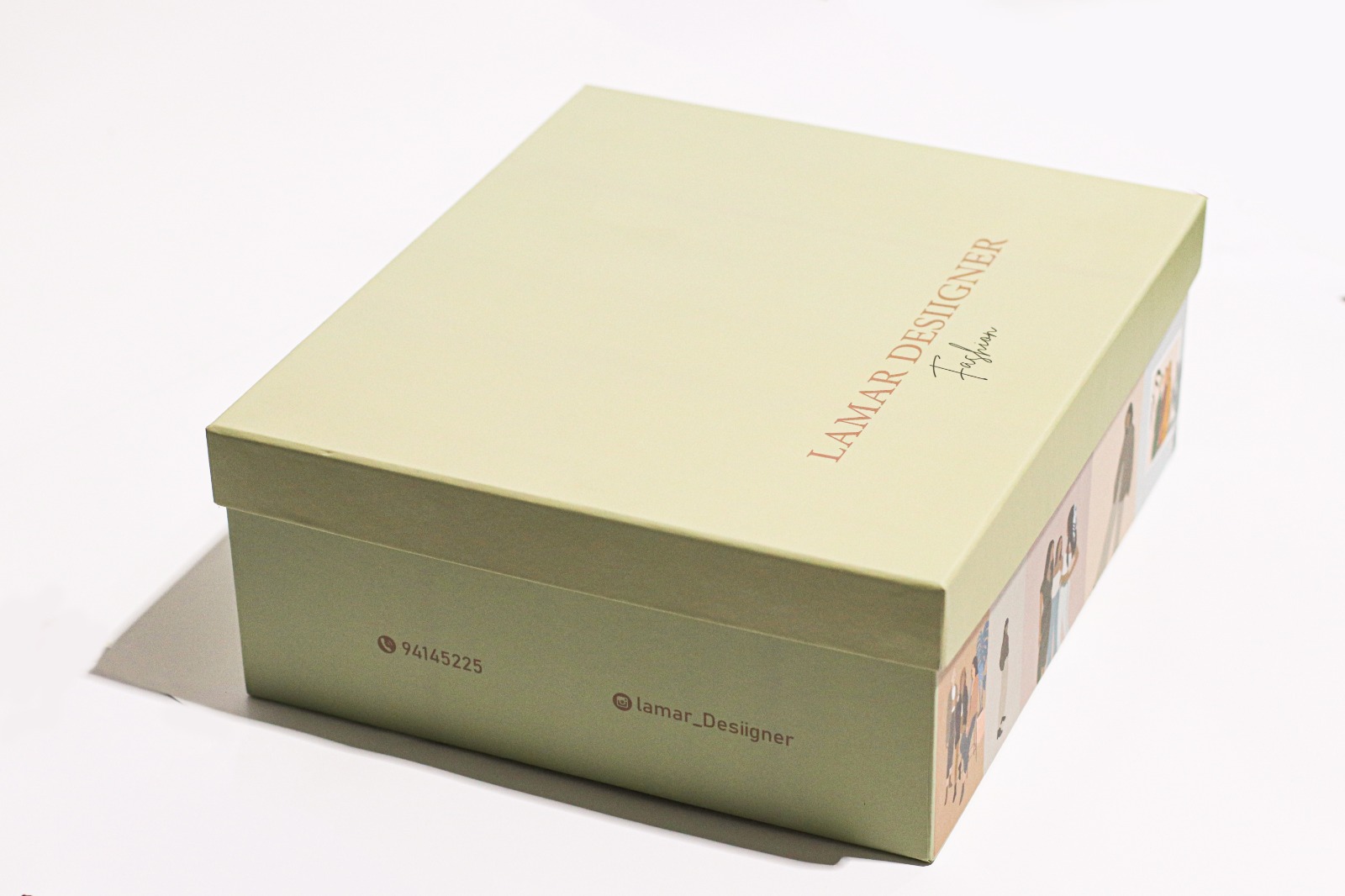 Design, printing and packaging of boxes
